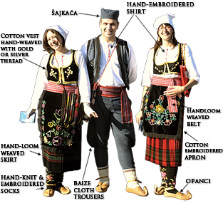 Serbian Folk Costumes