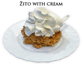 Žito with cream